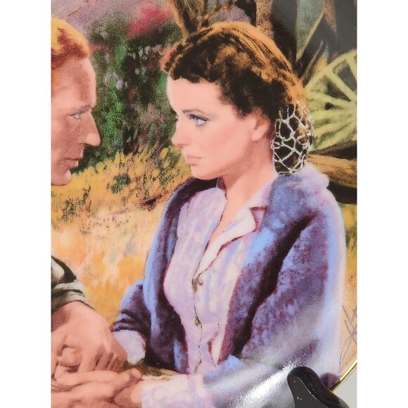 After The War Scarlett Gone With The Wind Year 1988 Fine China 8 1/2" Plate Vtg - Picture 4 of 13